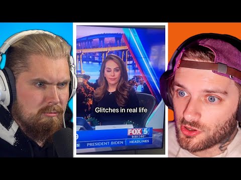 Reacting to the MOST TERRIFYING Glitches on The INTERNET!!! with Joshdub