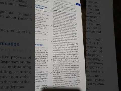 Therapeutic Communication Techniques #reels #shortvideo #viralvideo #exam #gnmnursing #mentalhealth