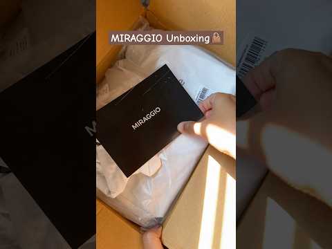 MIRAGGIO Bag 👜 #unboxing #shorts #miraggio #baghaul #unboxingvideo #trending