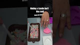 Making a Candle Bar Wax Melt!!! #diy #candlecraft #dollartrediys