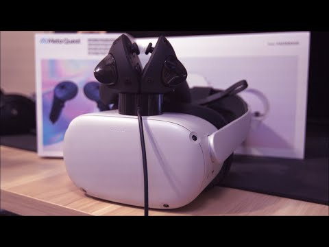 Meta Quest Pro VR Controllers on Quest 2