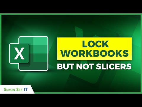 How to Lock Workbooks but not Slicers in PivotTables: Filterable and Adjustable Locked Spreadsheets