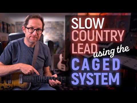 Slow country lead using the CAGED System - Guitar Lesson - EP594