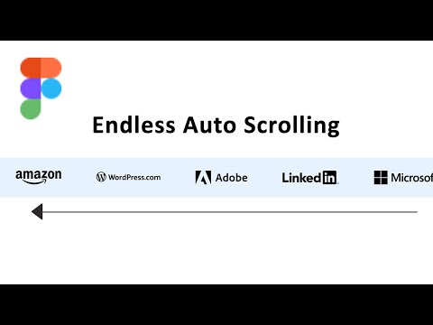 How to Animate Endless Auto Scrolling in Figma | Figma Tutorial