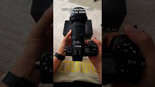 Unboxing Nikon Z6III Camera with 24-120 F4 Lens Kit #NikonZ6III #photography #shorts #summervibes