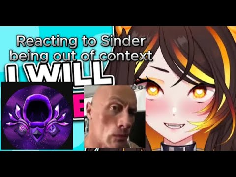 Reacting to sinder`s  out of context video