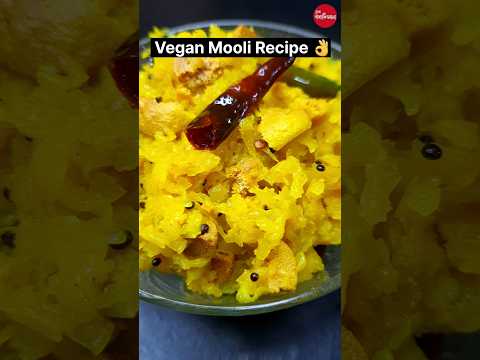 Bengali Mulor Chechki / Mooli Recipe 😋👌💕 #vegan #food #viral