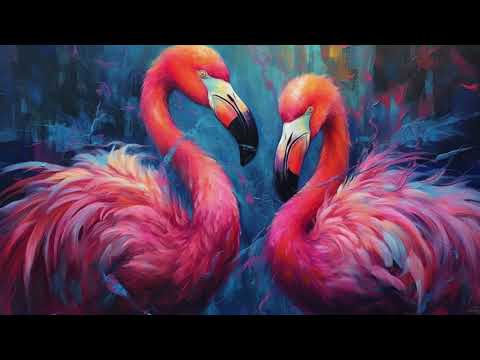 Vintage Floral Free Tv Art Wallpaper Screensaver Home Decor Samsung Oil Painting Digital Flamingo