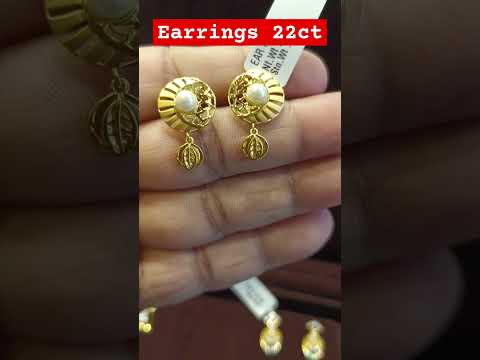 Earrings 22ct#earringdesigngoldjhumka #goldjewellerydesigns #youtubeshorts #viralvideo #jewellery