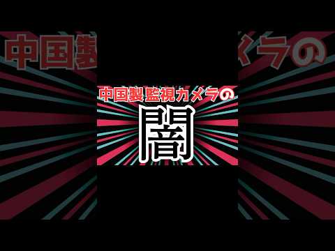 中国製監視カメラの闇を暴く