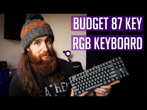 Budget Friendly 87 Key RGB Gaming/Productivity Mechanical keyboard! Webito