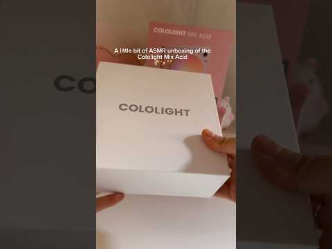 A little bit of ASMR unboxing of the Cololight Mix Acid light 📦✨💖