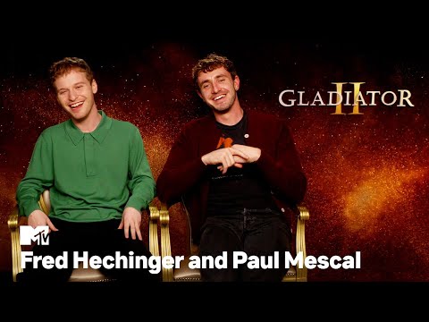 “I already have a Joe Quinn tattoo” Paul Mescal & Fred Hechinger on Gladiator 2