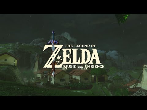 Relaxing videogame music mix with rain to Study or Chill (mostly Zelda music)