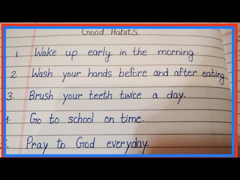 Good Habits For Kids | Personal Hygiene  For Kids | 20 Good Habits