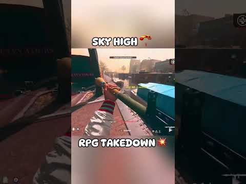 SKY HIGH RPG TAKEDOWN🪂💥  #warzone #callofduty #callofdutywarzone