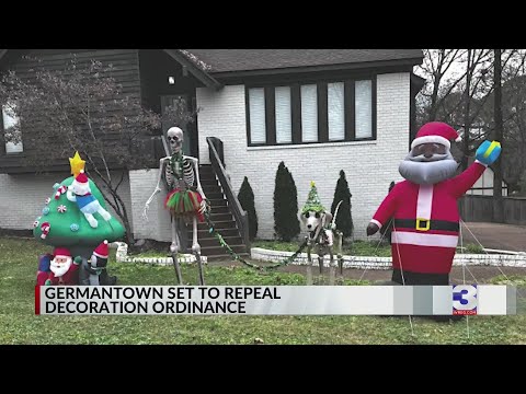 Germantown drops citation for holiday decorations