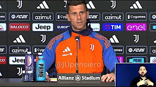 Conferenza stampa THIAGO MOTTA pre Fiorentina-Juve: "John Elkann mi è stato vicino questa settimana"