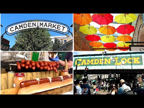 WORLD FAMOUS CAMDEN MARKET LONDON- WALKING TOUR