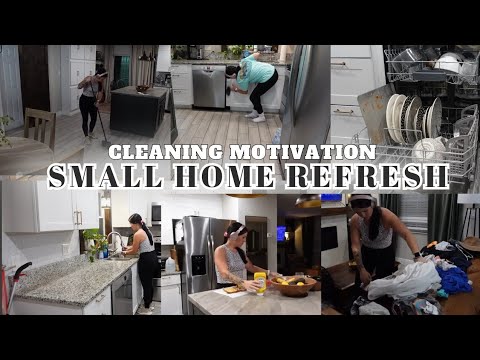 Small home refresh! Cleaning motivation overnight & morning! + Storytime on how I met my husband.