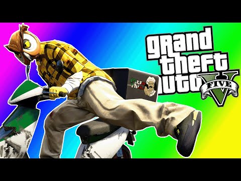 GTA 5 Online Funny Moments - Zombie Mode DLC + Pizza Delivery Battle Royale!