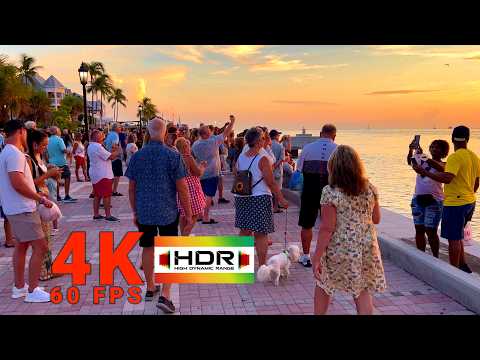 Exceptional Sunset at Key West Part 1/2 Florida 4K HDR REMASTERED