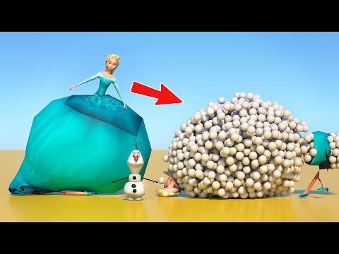 1 to 100,000,000 Elsa balls - not for kids.