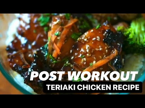 My amazing Post Workout Meal | Teriaki Chicken & Sushi Rice Recipe