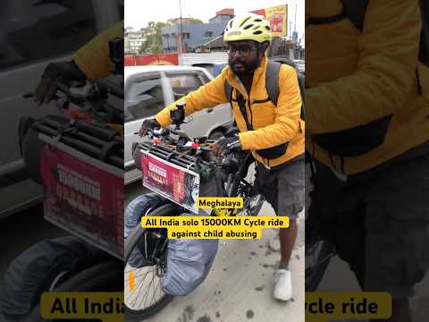 All India solo cycle ride 15,000 km against child abusing @digitalnomadindia