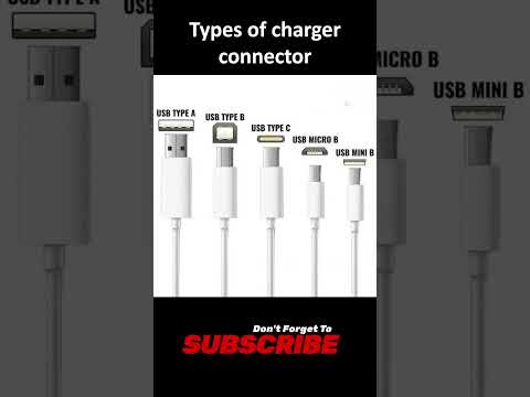 Types of charger connector