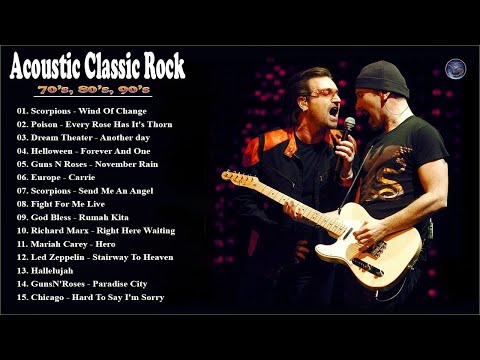 U2, Ledzeppelin, Aerosmith, White Lion, Bon Jovi, Scorpions - Wind Of Change | Acoustic Classic Rock