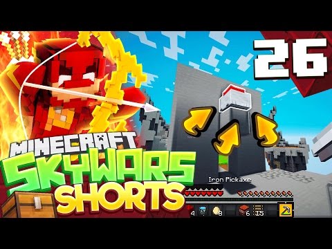 TNT MINECART! (MINECRAFT SKYWARS SHORTS #26)