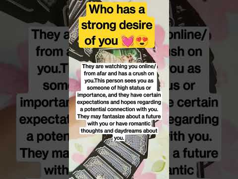 Who has a strong desire for you ❤️🥵 #tarot #lovetarot #tarotcardreading #crush #shortsviral