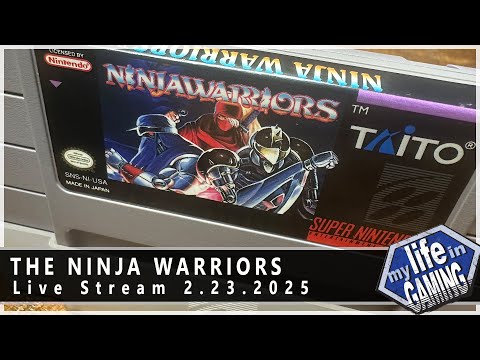 Ninja Warriors (SNES) :: LIVE STREAM