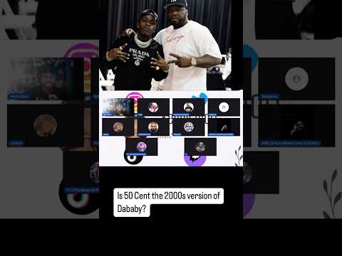 Is 50 Cent the 2000s version of Dababy #youtubeshorts #shorts #50cent #dababy #newyork #getrich