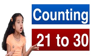 21 to 30 | Counting 21 to 30 |Counting 21 to 30 in english