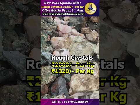 New Year Special Offer Rough Crystals @1320/- Per Kg Offer Starts From 2nd Jan #shorts #viralvideo