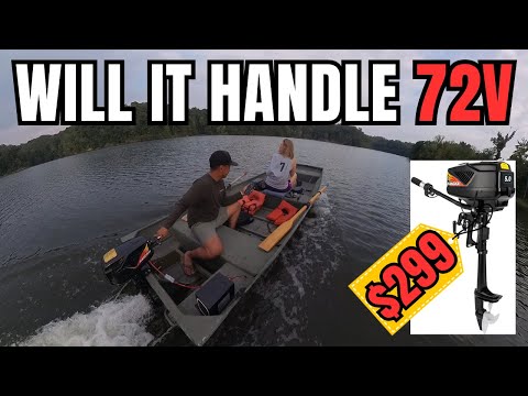 Can a Hangkai 48V Outboard Motor Handle 72V - Speed Test