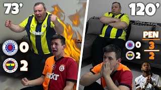 FBLİ BABA GSLİ OĞLUYLA RANGERS MAÇINI İZLERSE... | Rangers - Fenerbahçe