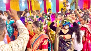 हळदी ऑर्केस्ट्रा लाईव्ह 🔥 जावई Special Song💫Aagri koli Hald #lagngeet | Haldi Dance| Orchestra