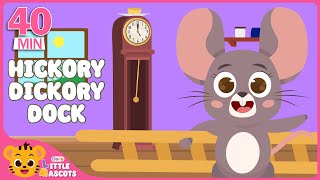 ✨Hickory Dickory Dock 🐭 + Trick Or Treat + more Little Mascots Nursery Rhymes & Kids Songs