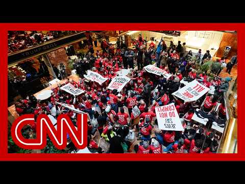 Jewish protesters arrested after storming Trump Tower