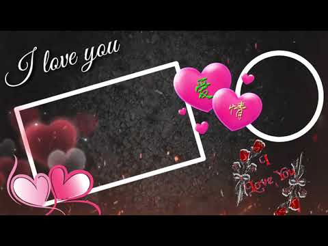 Happy Anniversary Black screen Template Background Video । Wedding Anniversary Template Video ।