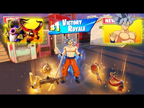 GOKU ULTRA INSTINCT vs NEW 3 MEDALLIONS & MYTHIC’S CHALLENGE ( NEW! FORTNITE CHAPTER 6 )