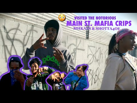 Visited The Notorious Main St. Mafia Crips “Younger Generation” Mhkats & Shotta4oe #trending #vlog