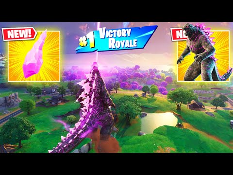 GODZILLA EVOLVED vs NEW 3 MEDALLIONS & MYTHIC’S CHALLENGE ( NEW! FORTNITE CHAPTER 6 )