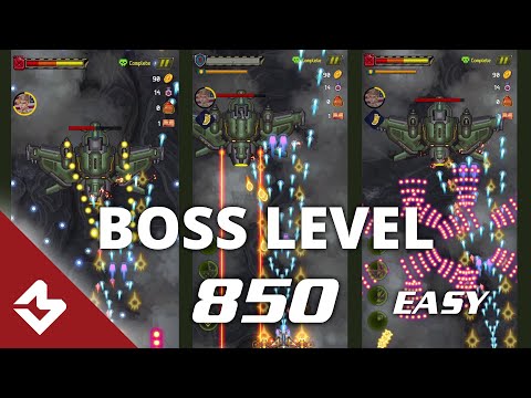 Boss Level 850 - Inverted Specter - 1945 Air Force Game