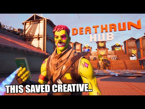 I Made a Deathrun Hub in Fortnite Creative! (NEW UPDATE)