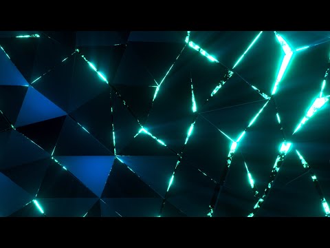 Geometric Bright Neon Triangular Background video | Footage | Screensaver