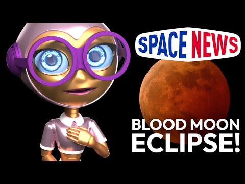 🌕 Why is the Moon turning Red Tonight? Total Lunar Eclipse March 13-14 2025 | Kids Space News  🚀